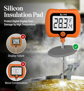 Craft911 ten-inch stainless steel probe provides precise temperature readings
