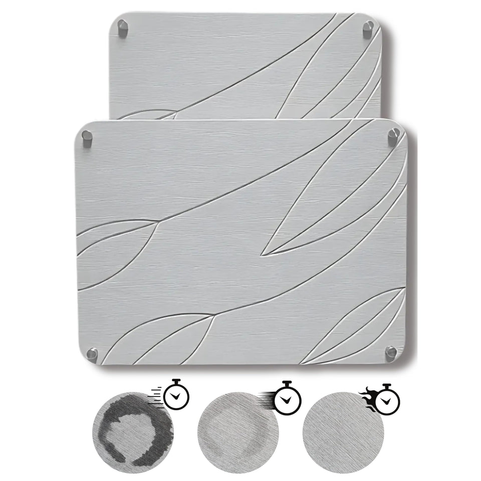 Crafty Witty large nesting stone drying mat on counter with fast water absorption