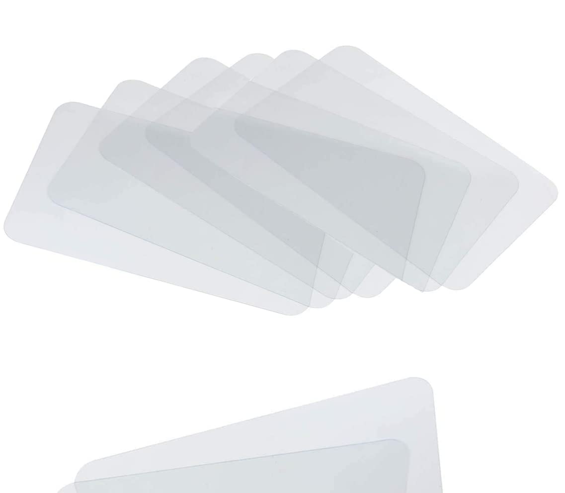 CraftyCrocodile clear plastic placemats protect tabletops from spills while staying crystal clear