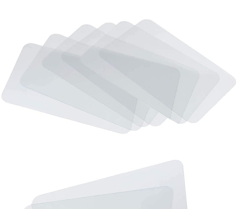 CraftyCrocodile clear plastic placemats protect tabletops from spills while staying crystal clear