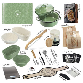 CraftZee banneton baskets in silicone and rattan for airy dough and authentic crusts.