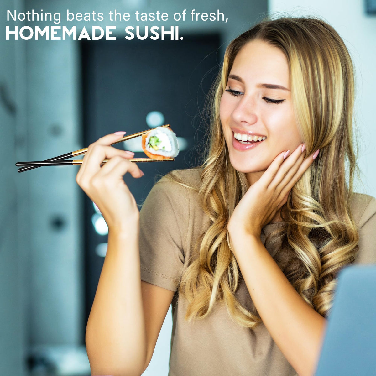 CraftZee Sushi Kit reusable chopsticks support sustainable, family-friendly meals