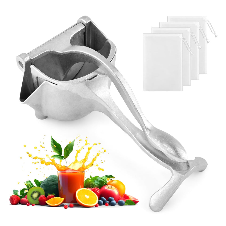 Cramelith manual juicer handle with ergonomic grip for easy pressing.