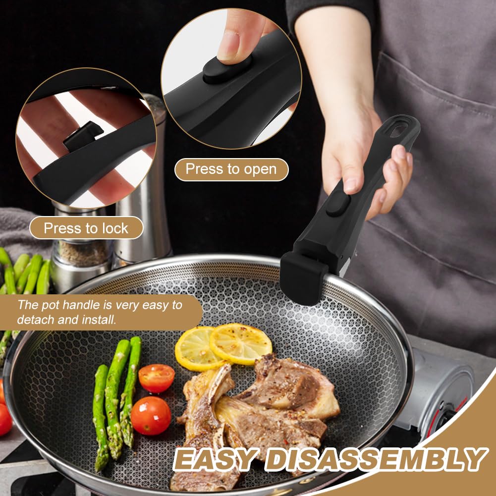 Cramelith removable handle is easy to wipe clean after use