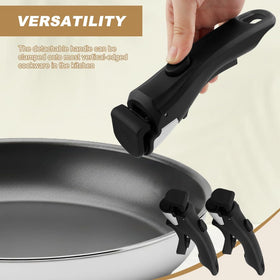 Cramelith fits all cookware types with vertical edge designs