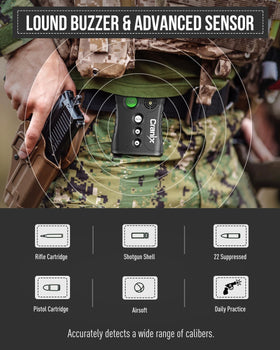Cranix shot timer auto-scroll display shows first shot, last split, and total strings at a glance