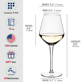Crayline Tritan crystal-clear wine glasses resemble real glass