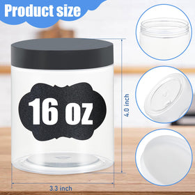 Crazystorey tamper-proof black lid jar for secure, spill-free food storage.