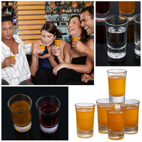 Crazystorey whiskey shot glasses – versatile for cocktails and espresso shots.