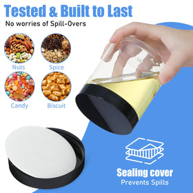 Crazystorey wide-mouth jar makes access and cleaning straightforward.