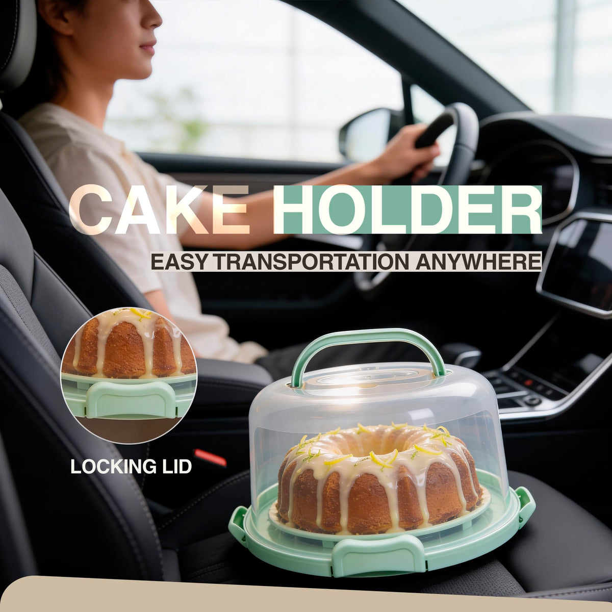 CREACAKE Cupcake Tray included for versatile baking and serving.