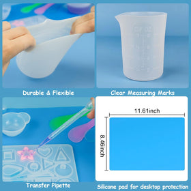 Creahaus color cups and stir sticks support tidy, reusable epoxy workflows
