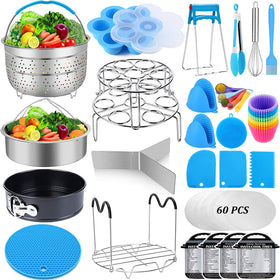 Createy Instant Pot steamer basket for healthy vegetables and seafood