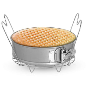 Createy stainless steel steamer rack; rustproof and durable for daily use