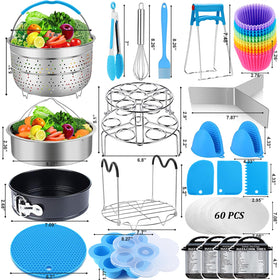 Createy silicone-trivet with handles protects counters and keeps foods off the pot
