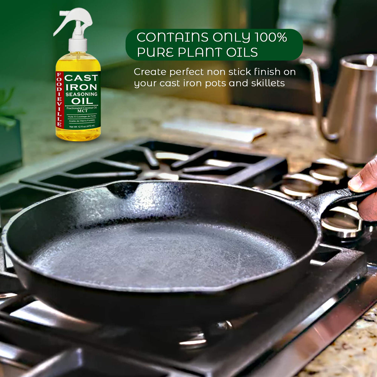 Creation Farm rust protection helps extend cookware life.