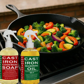 Creation Farm spray-top on bottle enables even seasoning with controlled application.