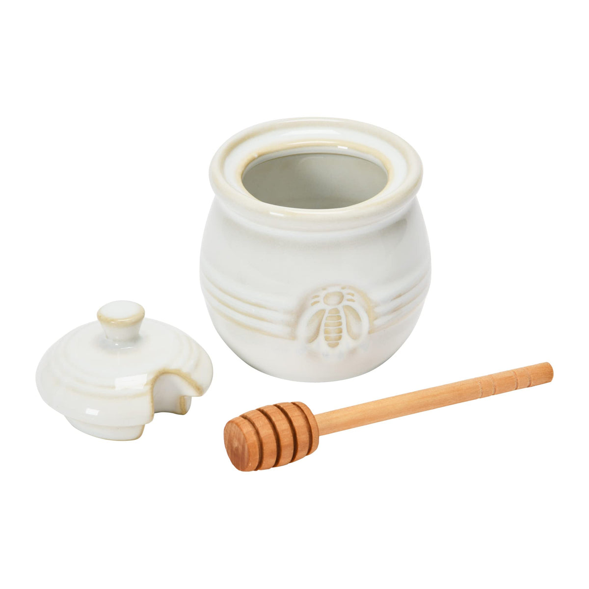 Creative Co-Op stoneware pot safe for microwave, oven, and dishwasher for easy cleanup.