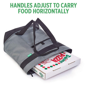 Creative Green Life Jumbo Cooler Bag gray interior with leak-resistant liner.