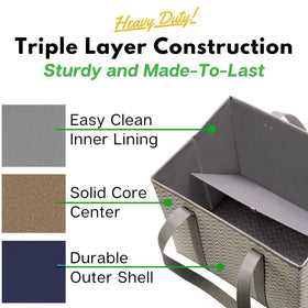Creative Green Life long handles improve comfort when carrying tall items