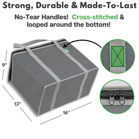 Creative Green Life XL insulated bag offers extra large capacity for family-sized items.