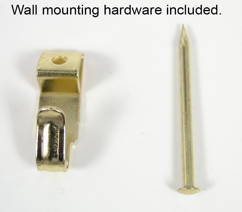 Creative Hobbies pack includes hooks and nails for easy installation