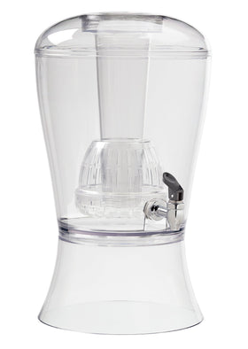 CreativeWare 3-gallon dispenser with ice cylinder keeps beverages cold