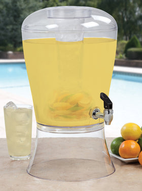 CreativeWare BPA-free acrylic dispenser for safe beverage storage