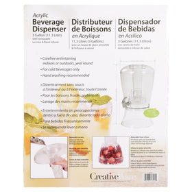 CreativeWare fruit infuser filled with fruit enhances beverages