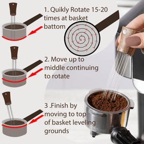 Creatomer WDT tool insert guides needles into holder for smooth setup.