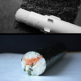 Crebri Sushedo Sushi Bazooka kit contents laid out for quick nights.