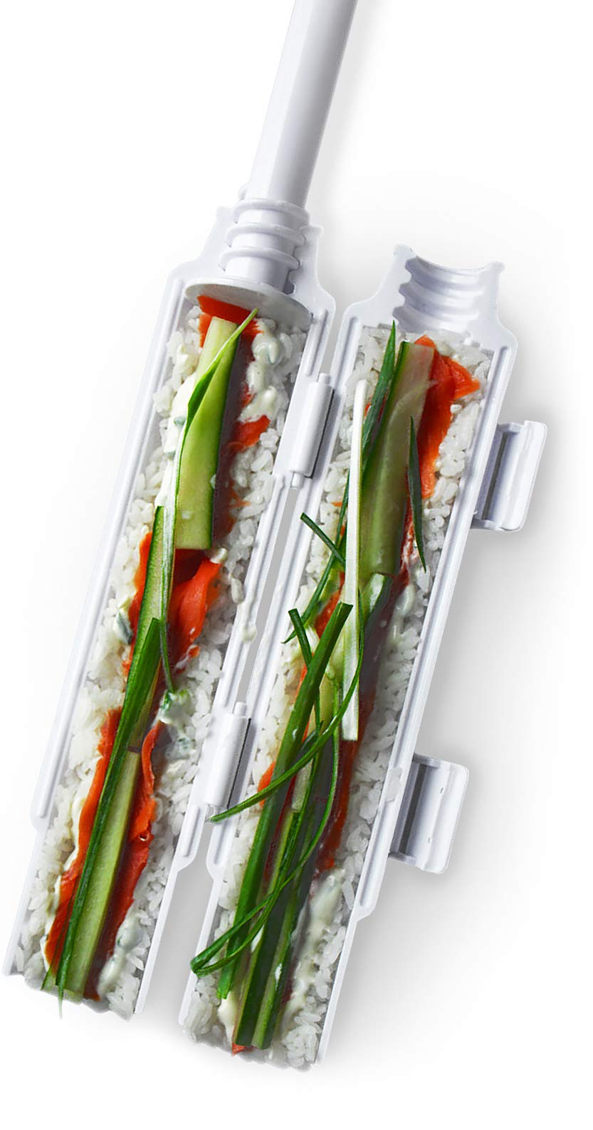 Crebri Sushedo Sushi Bazooka packaging made from recyclable cardboard.