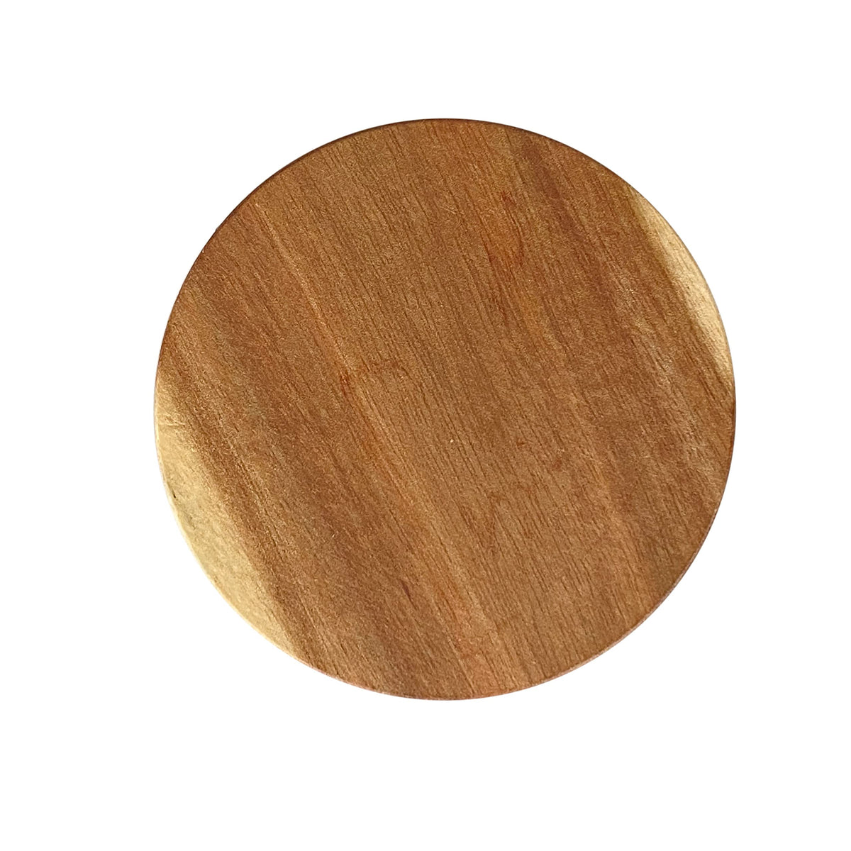 Cregugua acacia coasters with rustic holder keep the set organized and accessible