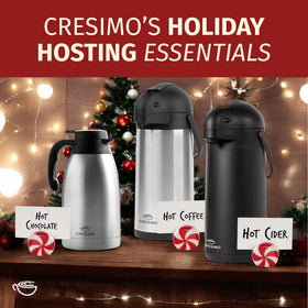 CRESIMO 2-liter capacity carafe ideal for cocoa bars.