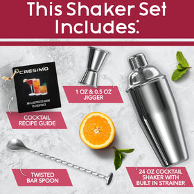 Cresimo measuring jigger ensures precise pours for consistent drinks