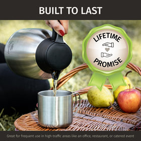 CRESIMO American-designed carafe with reliable lifetime guarantee.