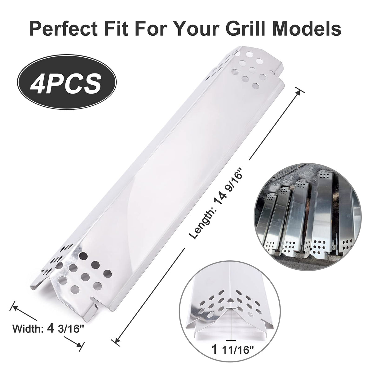Criditpid stainless steel heat plate pack offers durable, corrosion-resistant replacement.