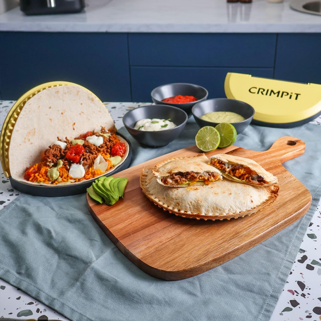 CRIMPiT Finished sealed tortilla ready to heat and enjoy.
