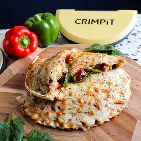 CRIMPiT Sealer compatible with air fryer or oven for easy serving.
