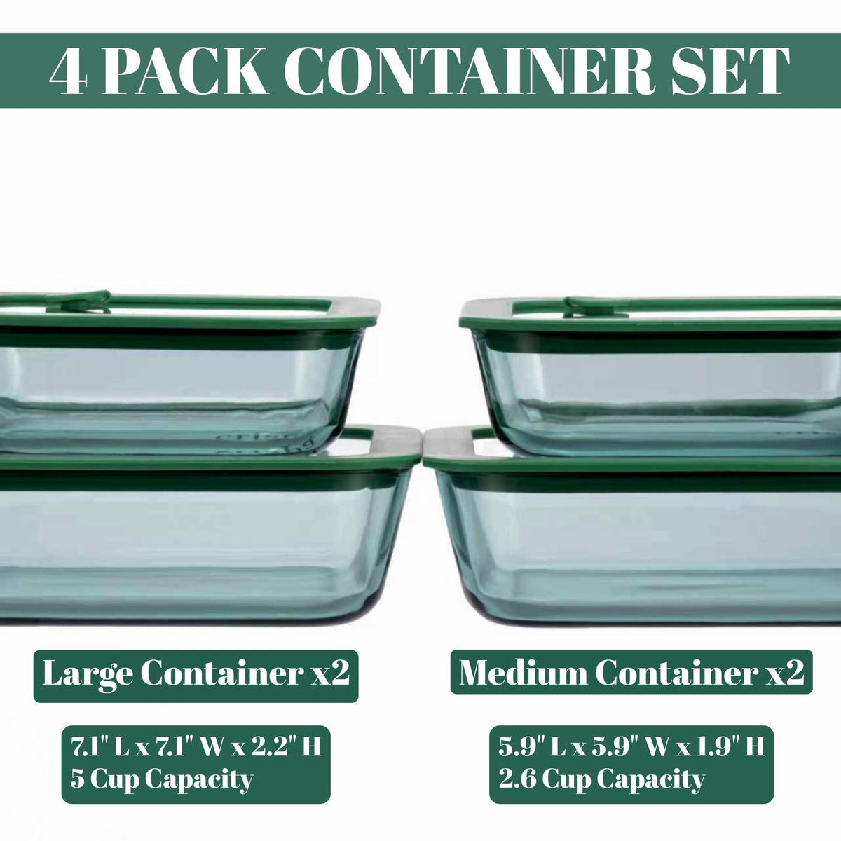 Crispa 20oz medium container ideal for on-the-go lunches.