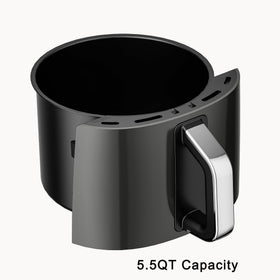 Croask cover with handle for Ninja AF161 simplifies handling and storage.