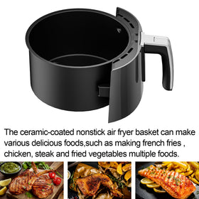 Croask package includes basket and crisper plate for Ninja AF101 setup.