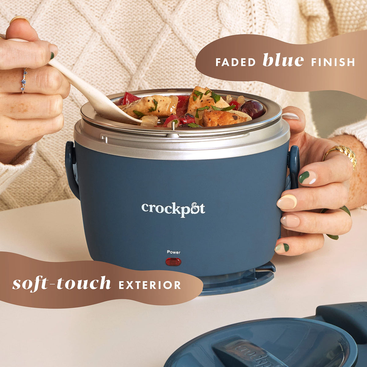 Crock-Pot 20oz inner container is dishwasher-safe for easy cleanup.