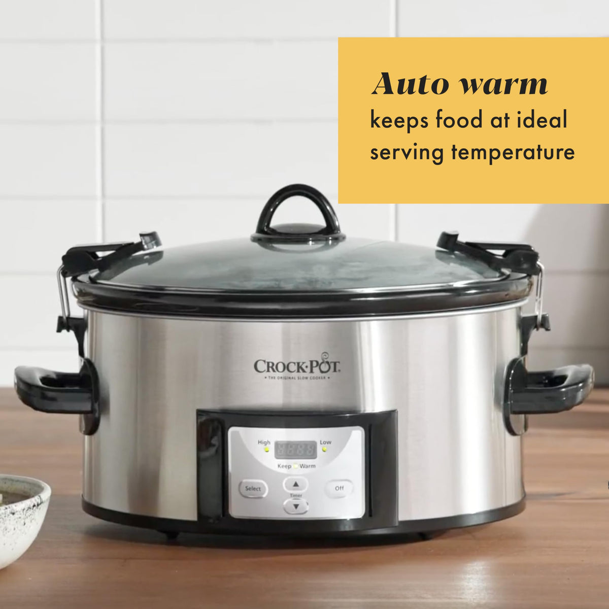Crock-Pot 6 Quart Cook & Carry dishwasher safe parts for easy cleanup
