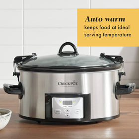 Crock-Pot 6 Quart Cook & Carry dishwasher safe parts for easy cleanup