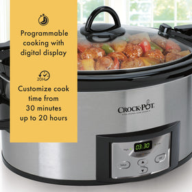 Crock-Pot 6 Quart Cook & Carry portable setup ideal for travel