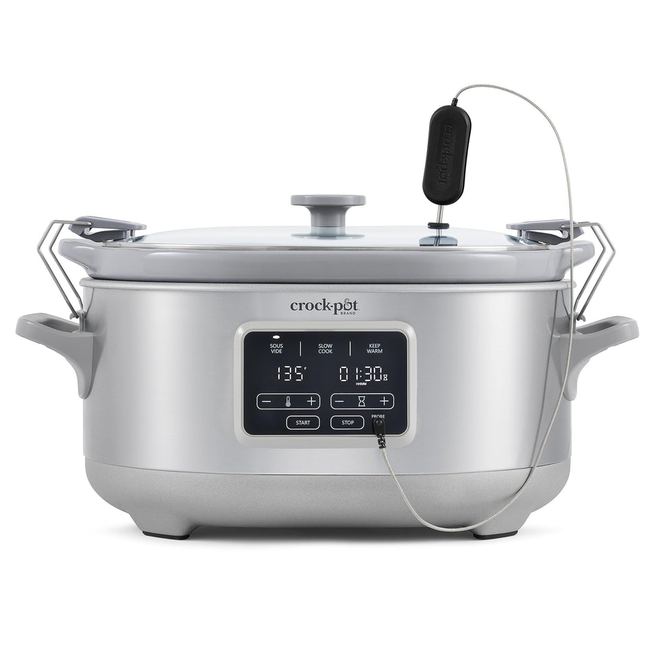Crock-Pot 7-quart sous vide probe enabling precise temperature control for consistent cook results.