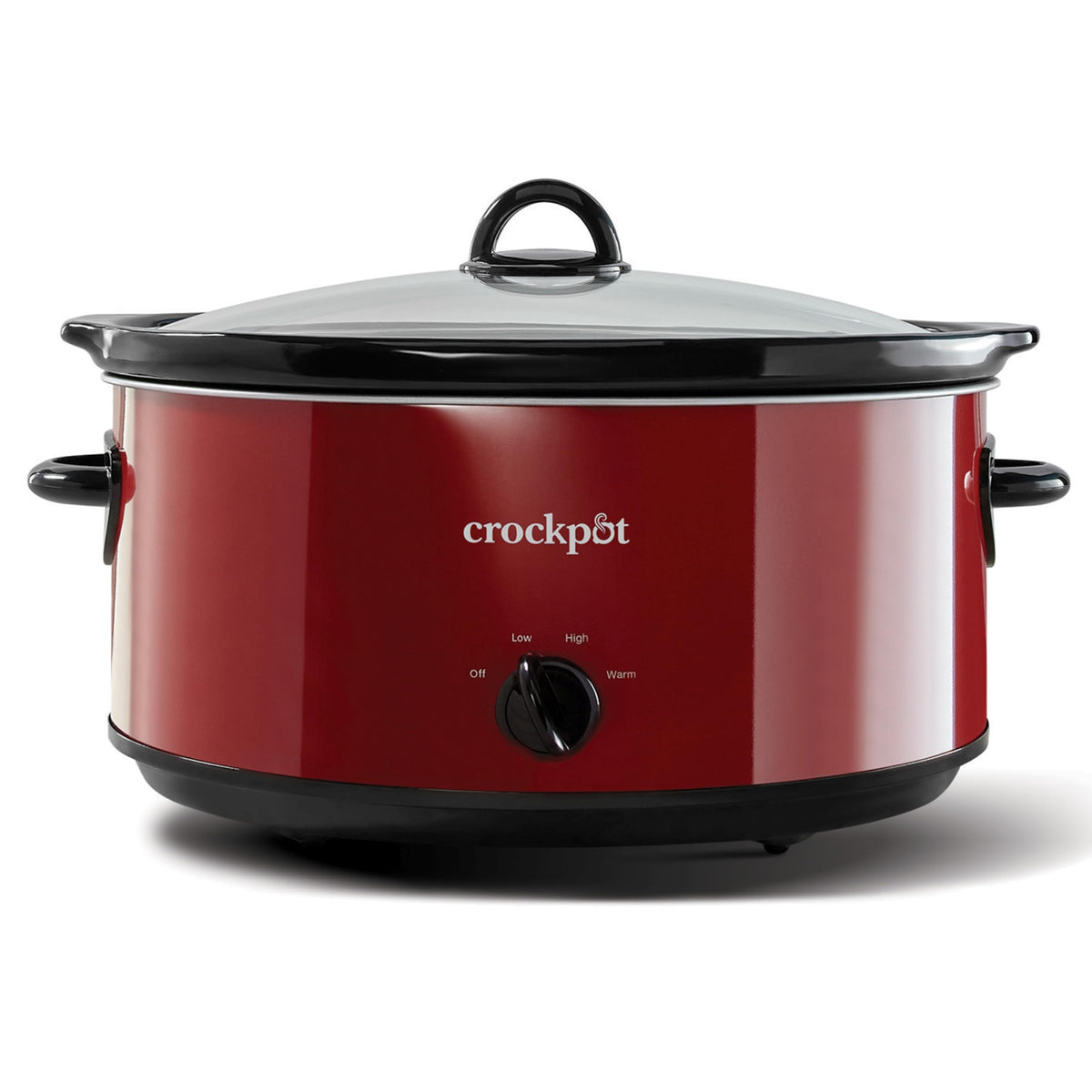 Crock-Pot 8-quart slow cooker showcases large family-size capacity.