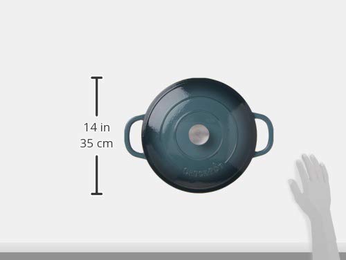 Crock-Pot Artisan braiser slate gray finish ready for table service