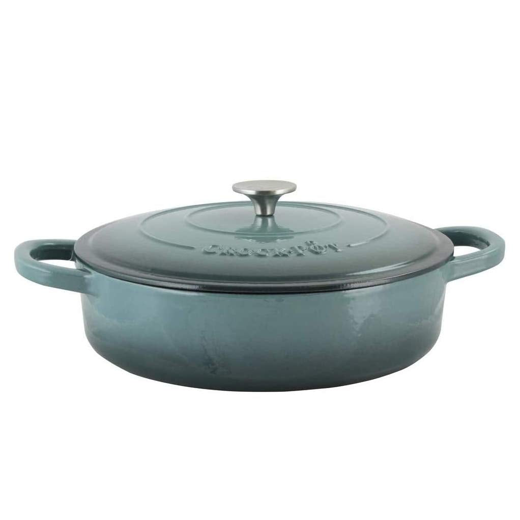Crock-Pot Artisan braiser shown ready for table and storage use